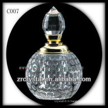 Belle bouteille de parfum en cristal C007